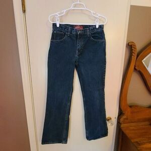 Arizona‎ jeans boot cut men's size 18 dark blue Tall Slim Slender